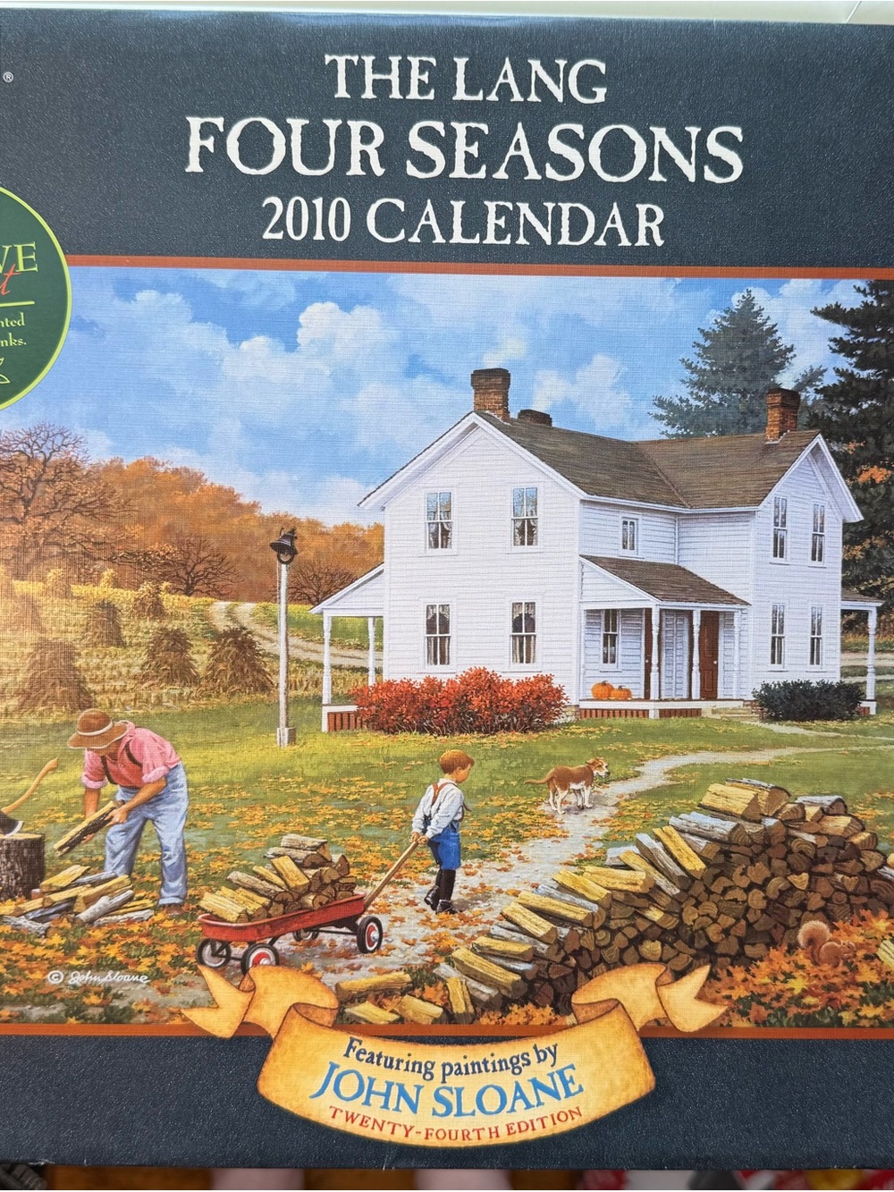 LANG Four Seasons 2010 Calendar Featuring Paintings by John Sloane/
Used